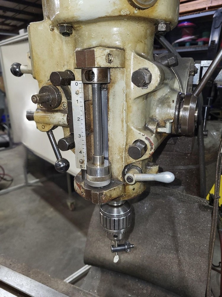 Sharp LMV-50 Vertical Mill w/3HP VS Head, PBD, PF, 9 x 50 Table