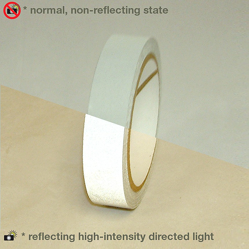 JVCC Engineering Grade Reflective Tape (REF-7): 1 in. x 30 ft. (Silver-White)