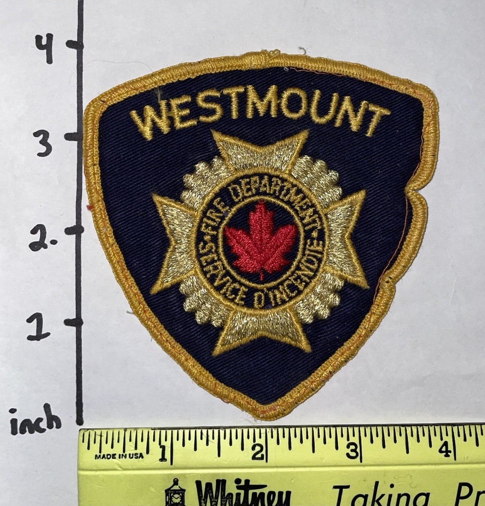 Westmount Canada Fire Patch