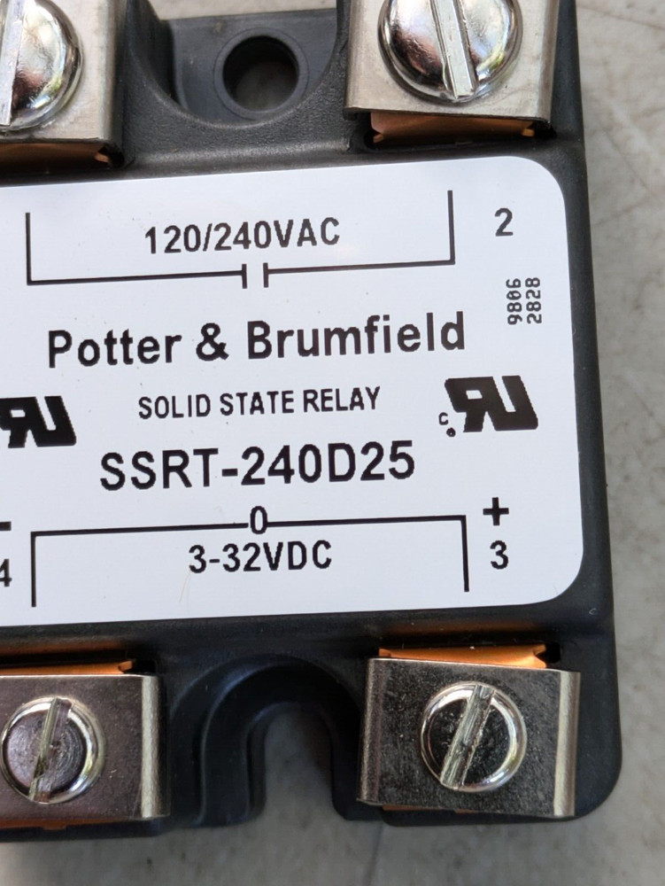 POTTER & BRUMFIELD SOLID STATE RELAY SSRT-240D25