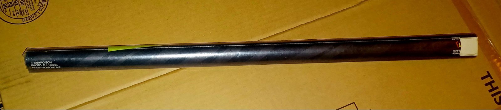 POISON VINTAGE HEAVY METAL GLAM ROCK FUNKY MUSIC POSTER SEALED UNUSED (1986) 🔥