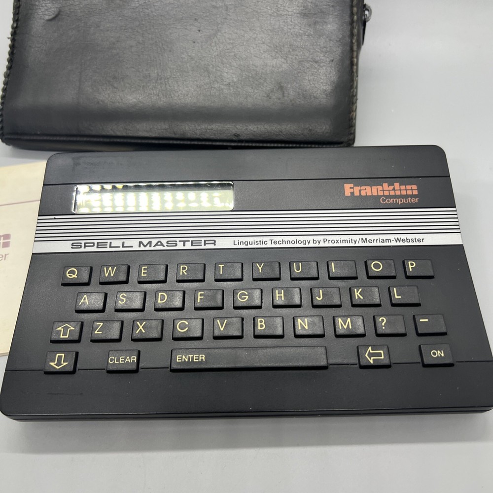 Franklin Computer Spell Master SA-103 Linguistic Technology Works Great Tested