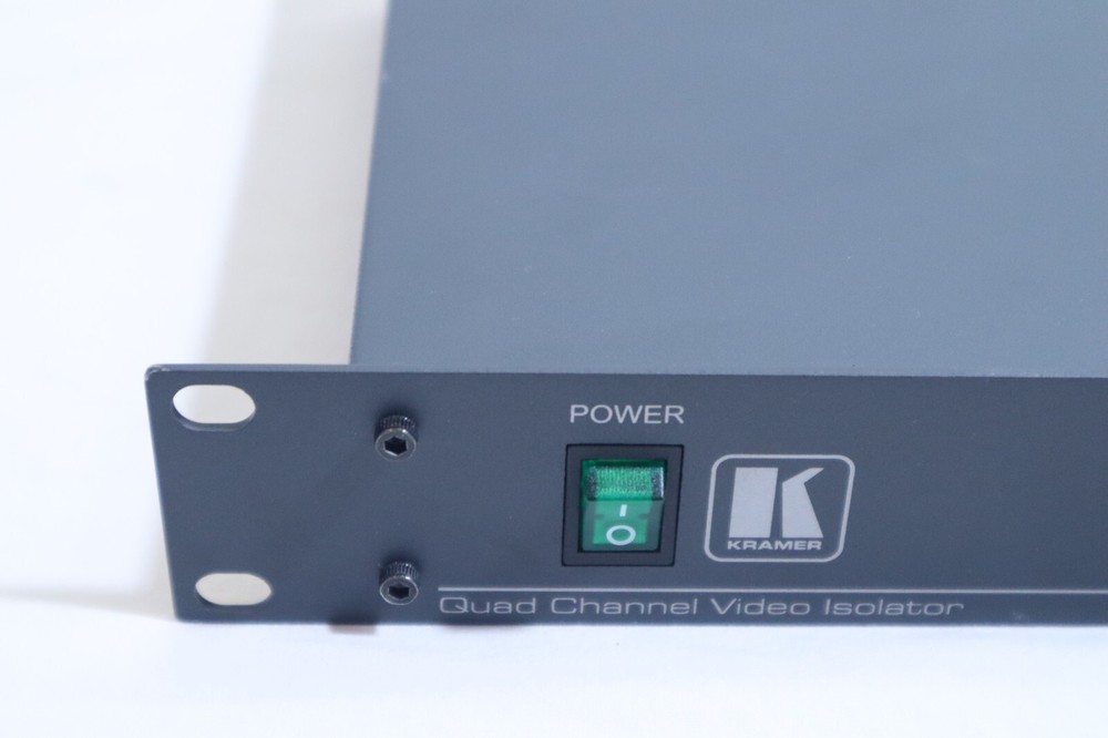 KRAMER QUAD CHANNEL VIDEO ISOLATOR W/WIRED MODEL#OC-4