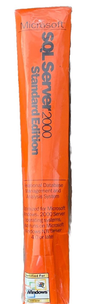 Microsoft SQL Server 2000 Standard Edition - Factory Sealed Free Shipping!!