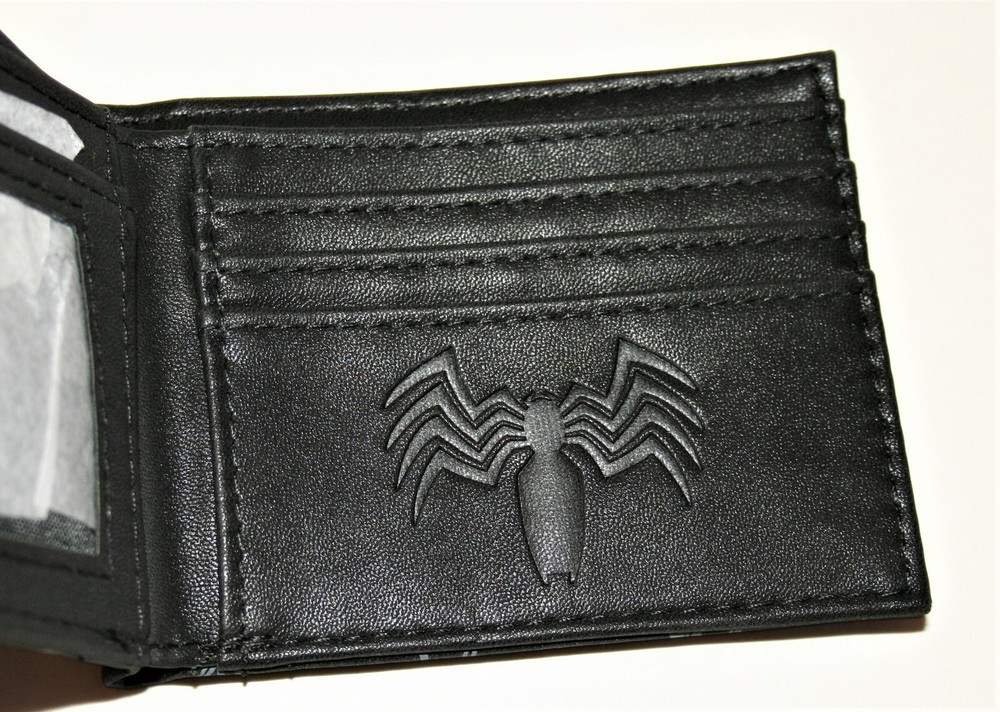 Marvel Comics Spider-Man Classic Venom Leather Like Wallet NEW Tags Billfold