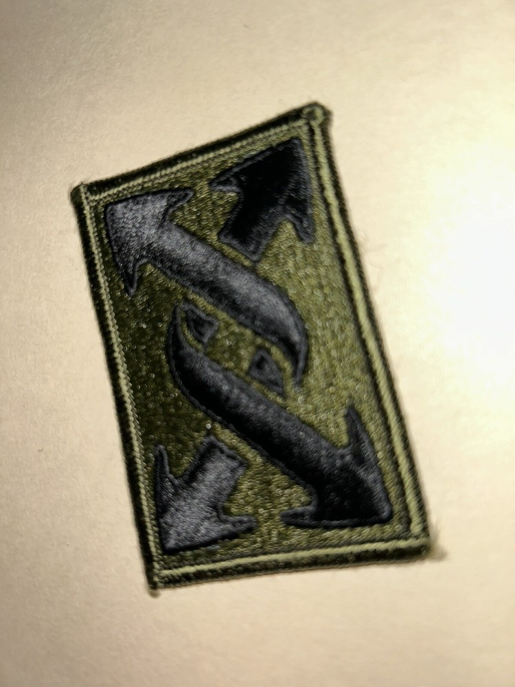 U.S. ARMY / 143RD SUSTAINMENT COMMAND- SUBDUED UNIT PATCH (Sew-On) MERROWED EDGE