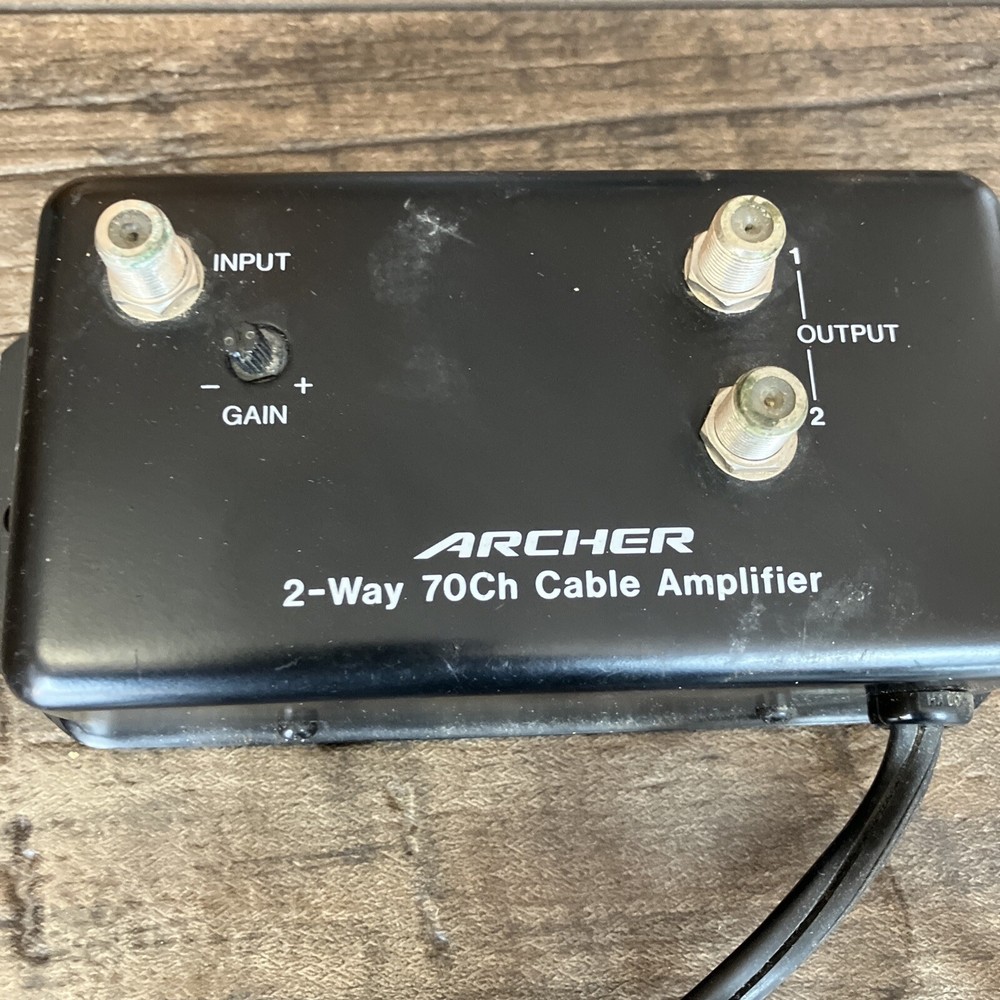 Untested ARCHER 2-WAY 70Ch CABLE AMPLIFIER 15-1960 120V