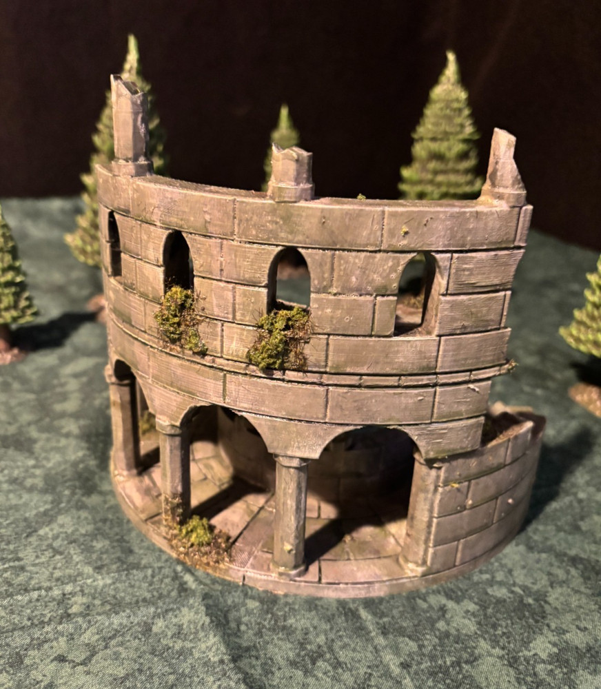 Forest Tower Ruins Scatter Terrain