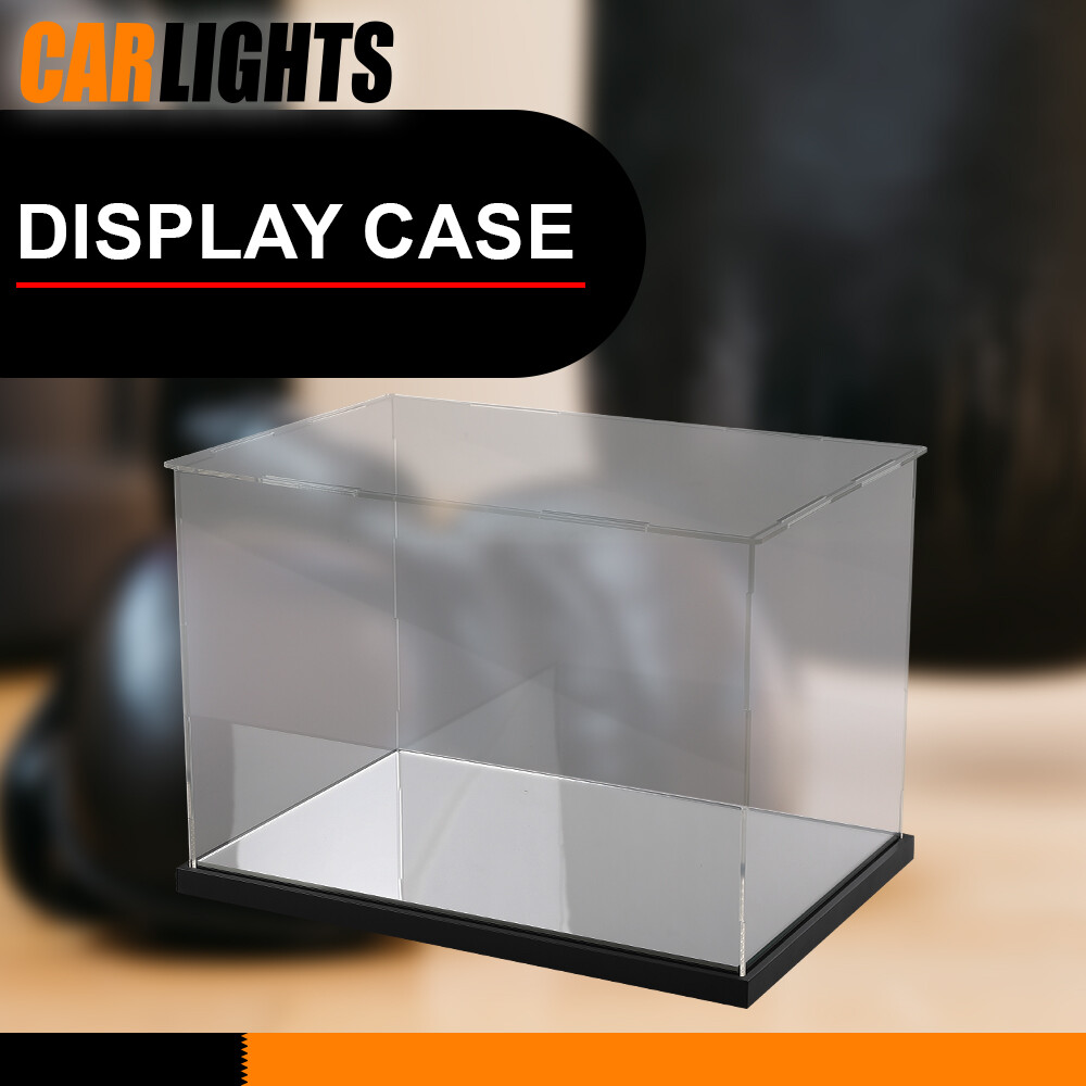 Clear Single Boxing Glove Horizontal Display Case
