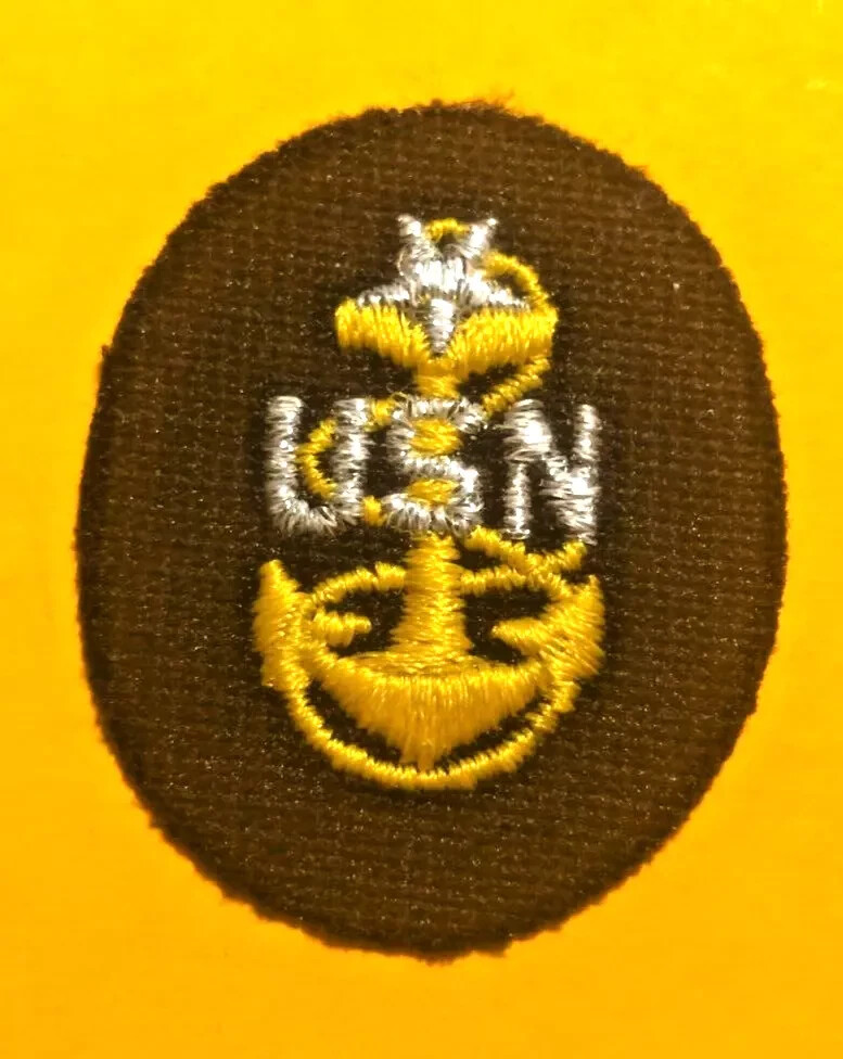 Military US Navy Anchor & Star Patch  #K823