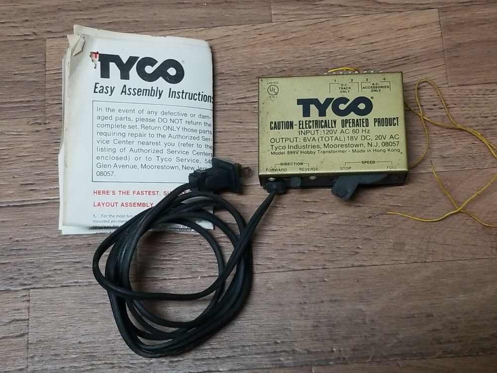 VTG Tyco 899V Hobby Transformer Train Control Power Supply