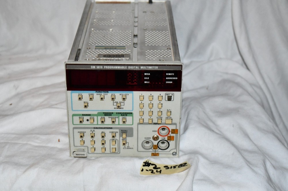 Tektronix DM5010 Programmable Digital Multimeter -FLASHES ON-AS IS READ 515b2 #2