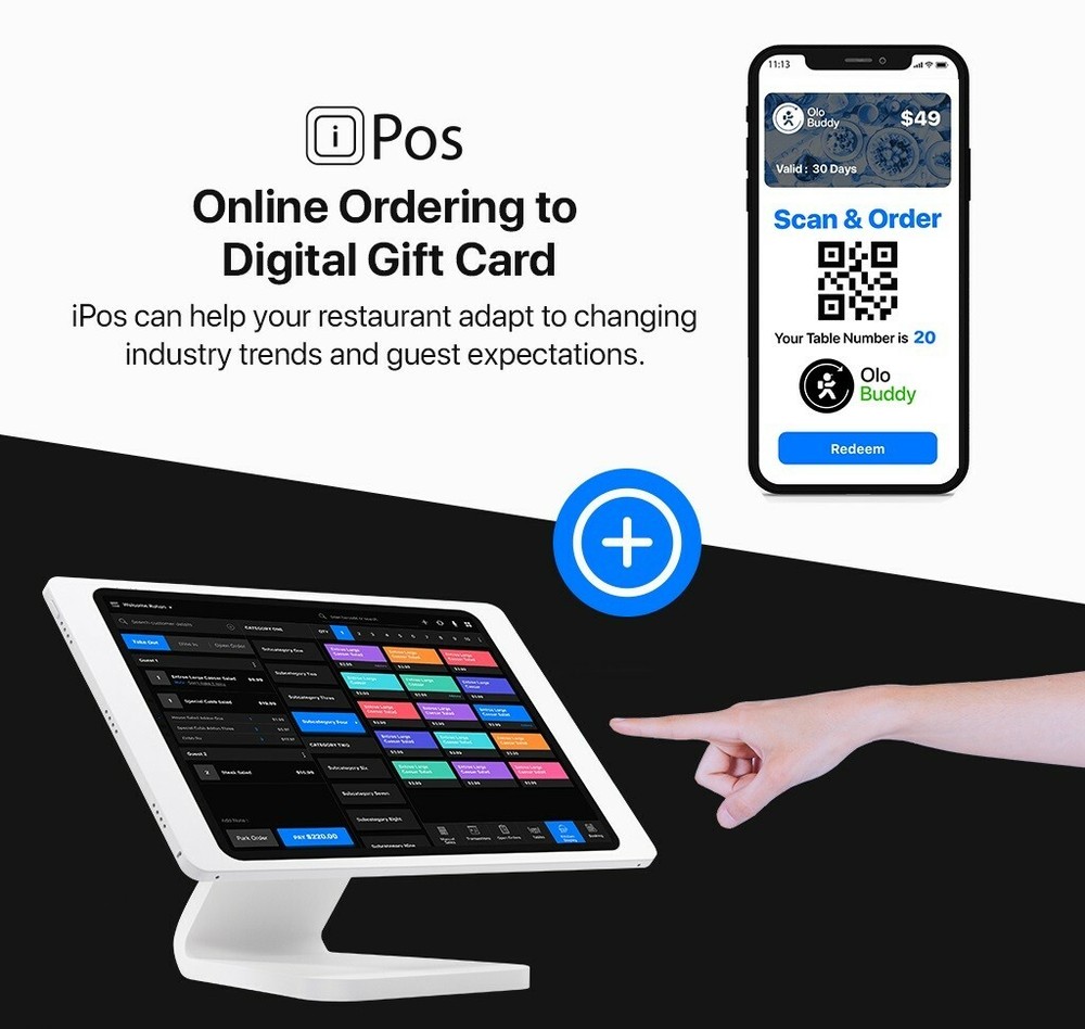 iPOS Point of Sale System- Cloud based -Merchant Services Required*