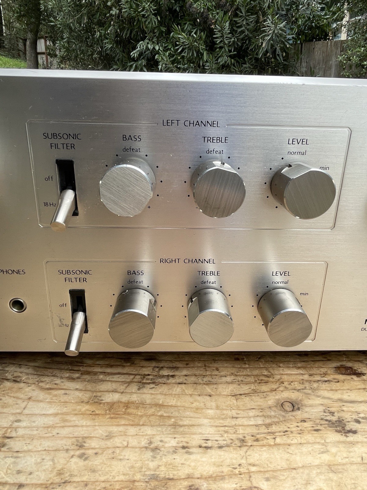 Vintage Mitsubishi DA-P10 Dual Monaural Construction Stereo Preamplifier