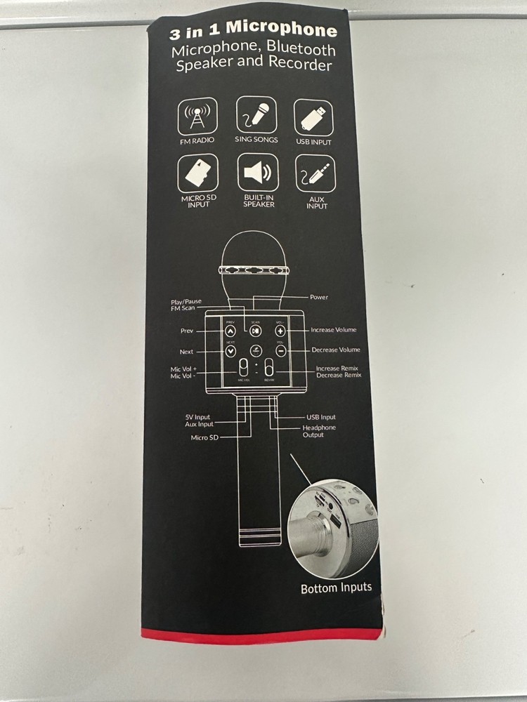 bluetooth karaoke wireless microphone speaker