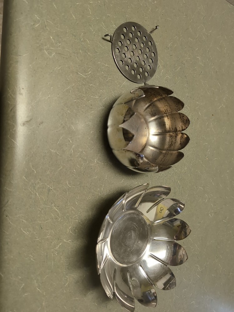 Vintage Reed & Barton 3002 Silver Plated 3 Pc. Flower Frog