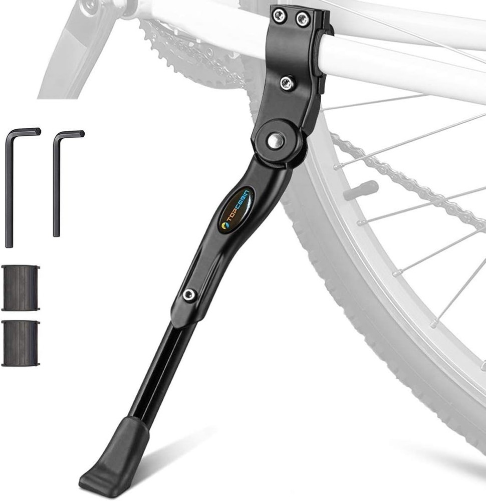 Rust-Resistant Adjustable Kickstand for 22-28 Inch Bikes - Sturdy & Reliable