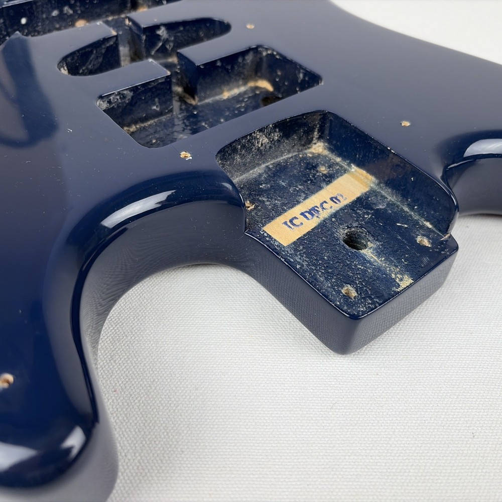 2002 Squier Affinity Stratocaster Baltic Blue Guitar Body with Hardware ~