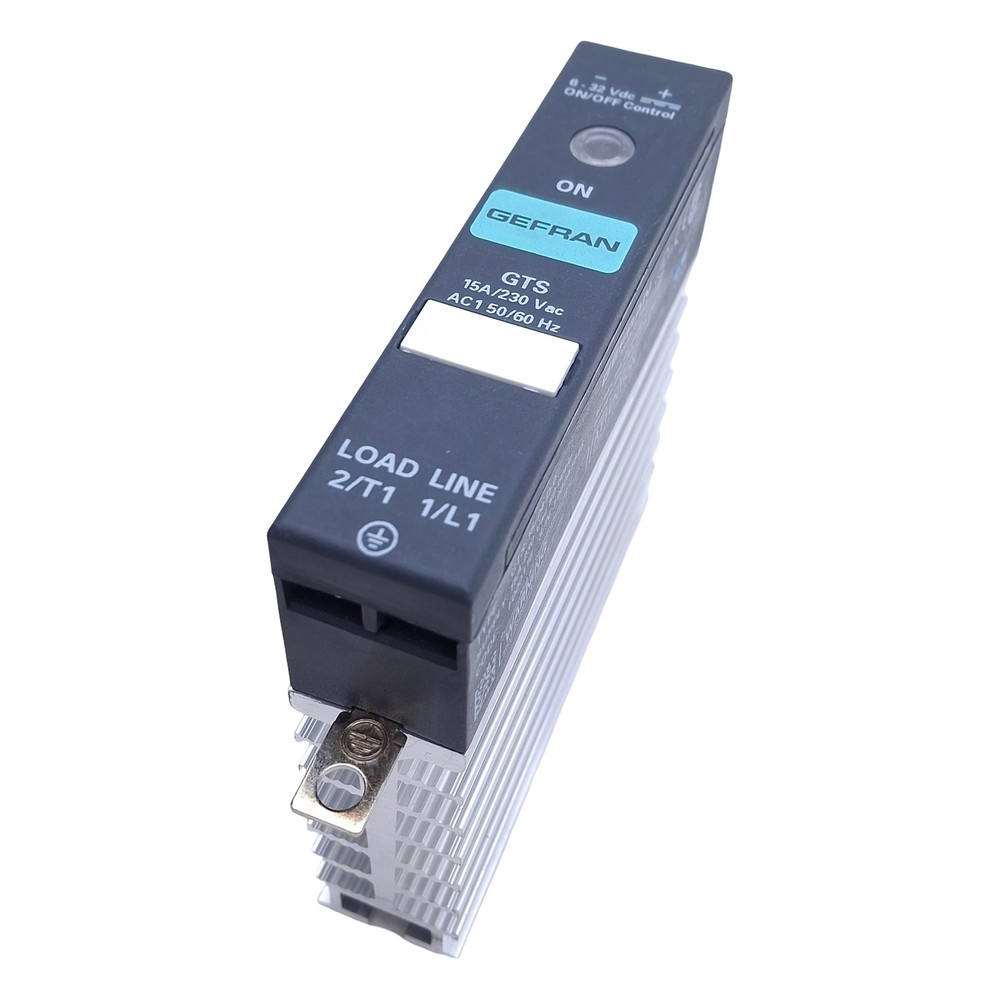 Gefran GTS-15/24-D-0 Solid State Relay 6-32VDC Input, 15A 230VAC Output
