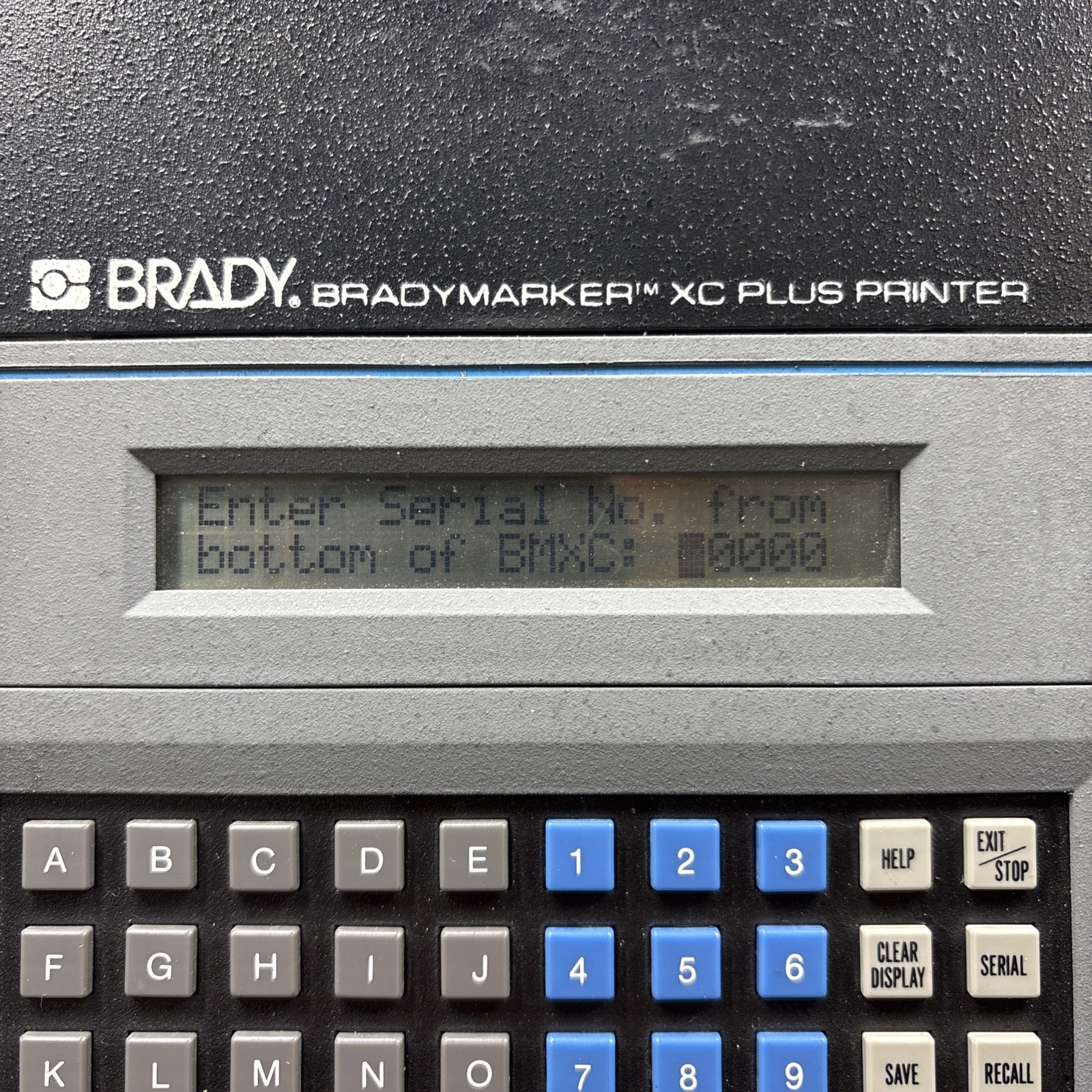 Brady BMXC-Plus BradyMarker XC Plus Printer Wire Marker - NO POWER ADAPTER