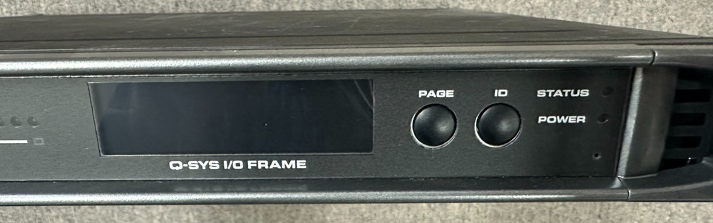 QSC VERSATILE I/O FRAME NETWORK INTERFACE Q-SYS (mci84)
