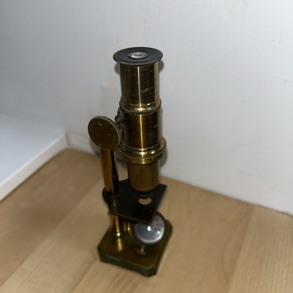 Antique Brass Microscope