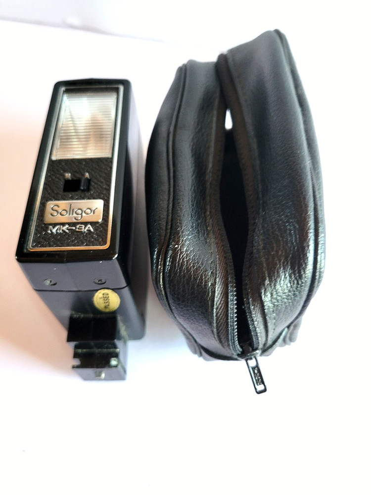 Camera: Konica C35 Automatic, Vintage, Case, Flash & Case, Manual