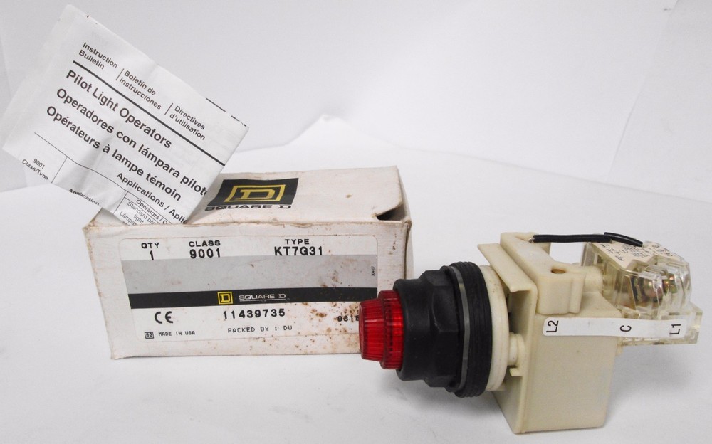 Square D 9001-KT7G31 Pilot Light Operator