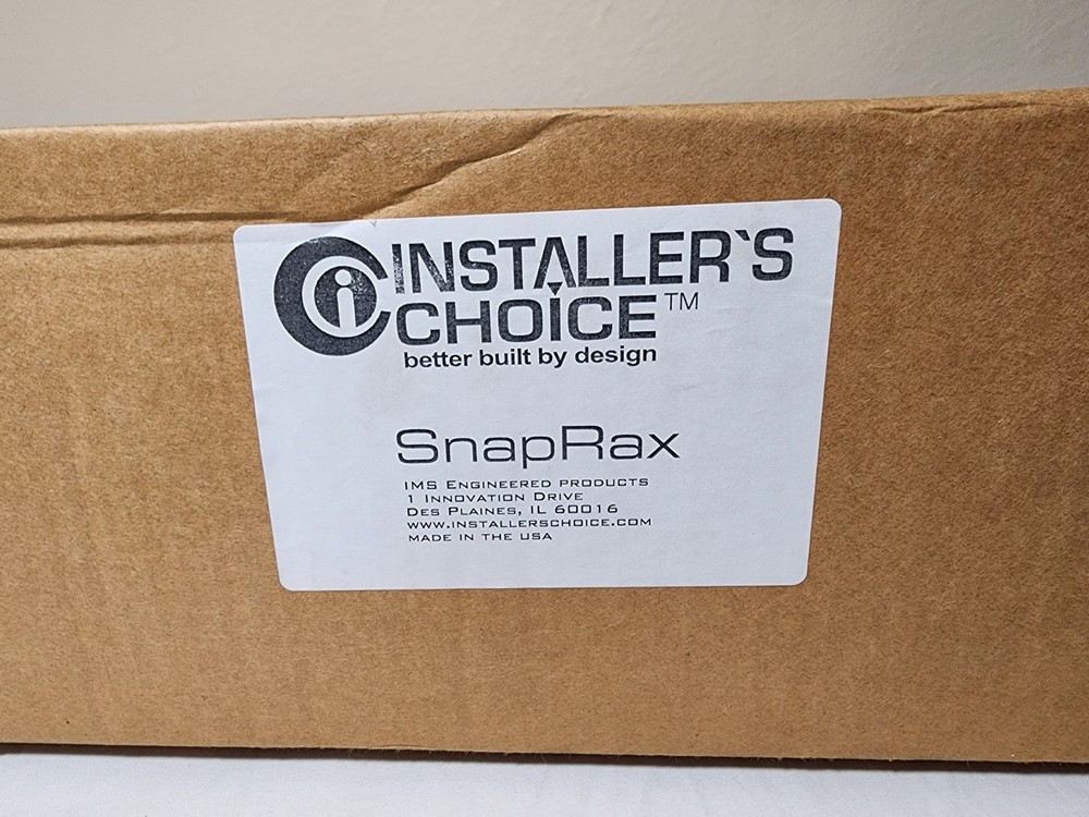 Installers Choice SnapRax Quick assembly 2RU Vented Shelf