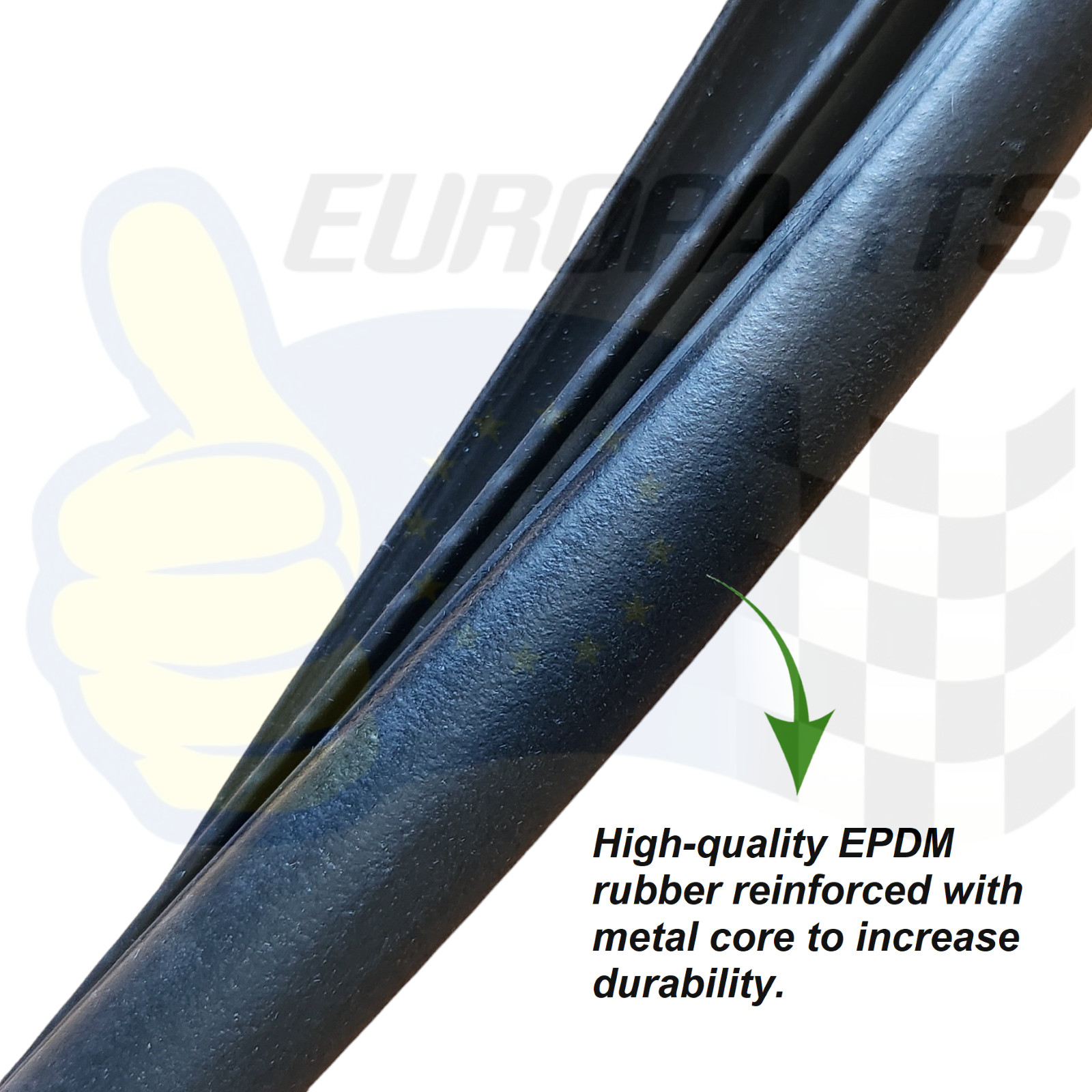 BMW E36 3 Series Sedan Rubber Door Seal Weatherstrip Kit 4 Piece Set 51728196289