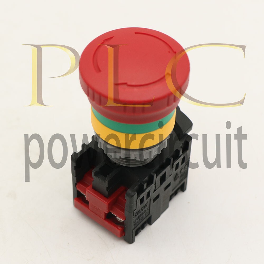 1PCS New TEND Emergency stop button switch TN2BKR-2B 22mm