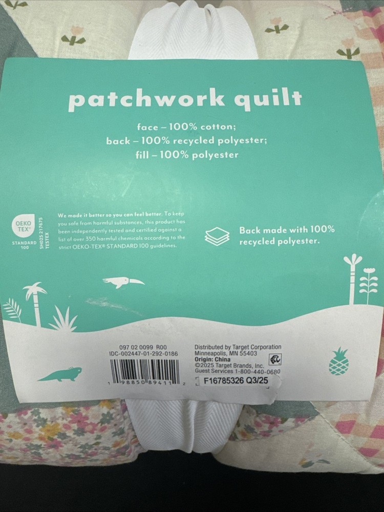 Twin Multi Patchwork Heirloom Kids' Quilt - Pillowfort