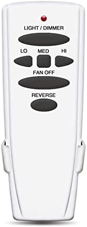 Ceiling Fan Remote Control with Reverse and Dimmer Replacement