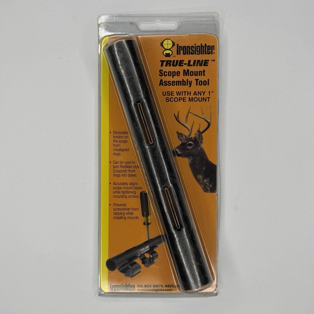 Ironsighter True Line Scope Mount Assembly Tool - Any 1" Scope Mount - NEW