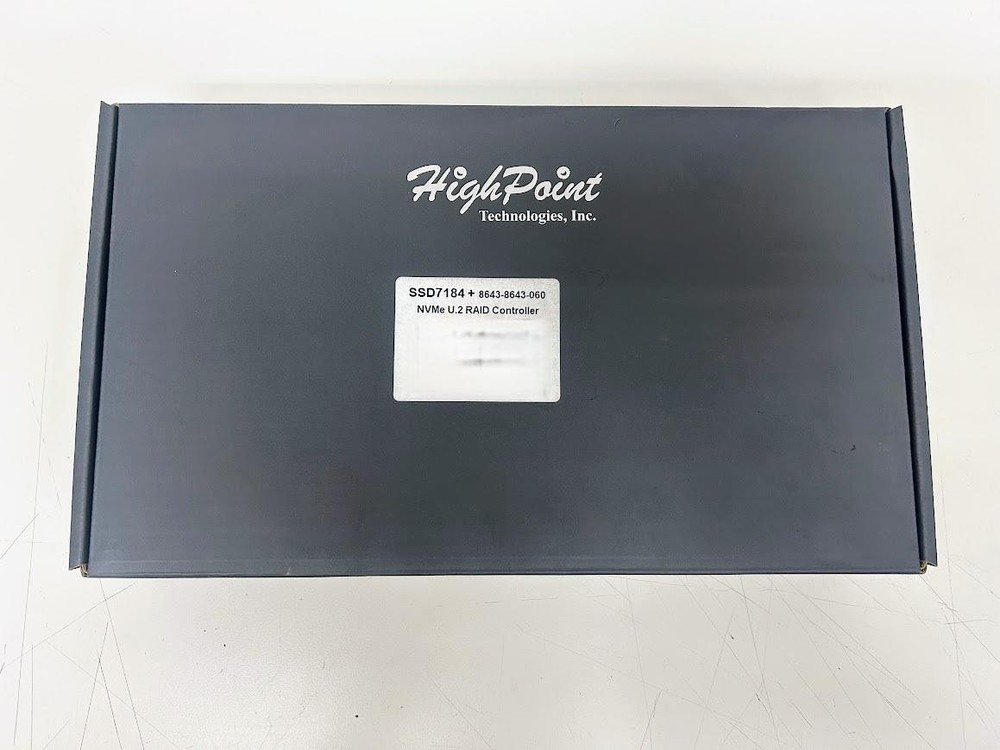 HighPoint SSD7184 NVMe RAID Controller – 8x M.2 PCIe Gen3 x16