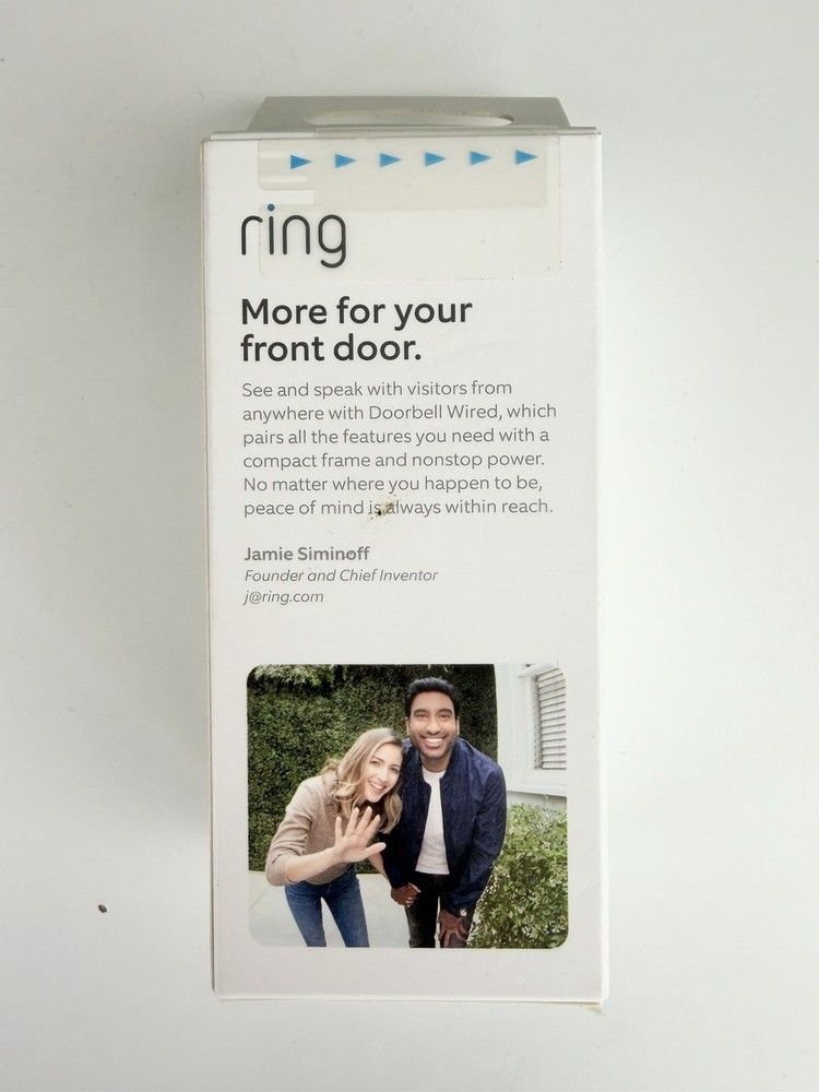 Ring Video Doorbell Wired - Black