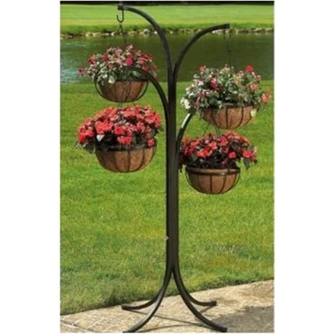Coropration 4 Arm Tree with Hanging Baskets