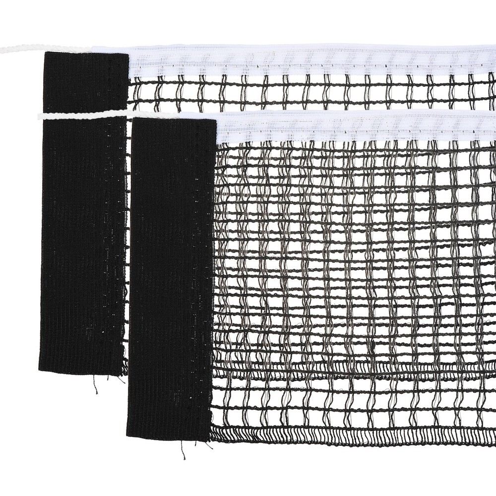 Table Tennis Net Replacement Ping Pong Net String Tension Equipment, Black 2pcs