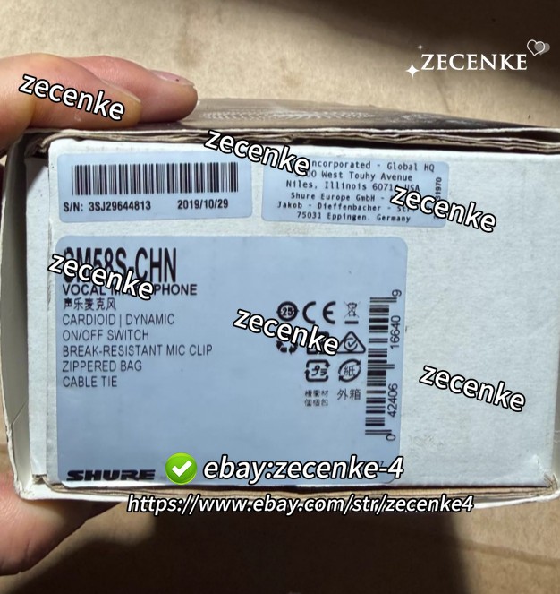 1pcs Shure SM58-CHN Wired Microphone