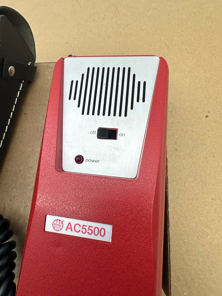 Mac Tools AC5650 Automatic Pump Style Halogen Leak Detector With Case USA VGUC