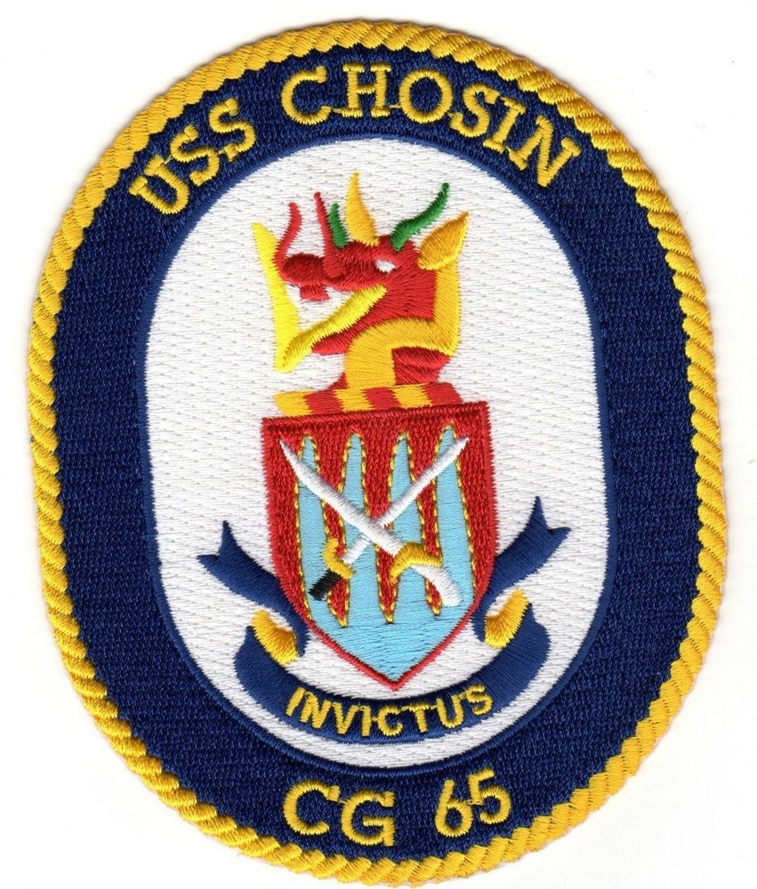 USS Chosin CG-65 BC Patch Cat. No. C7037