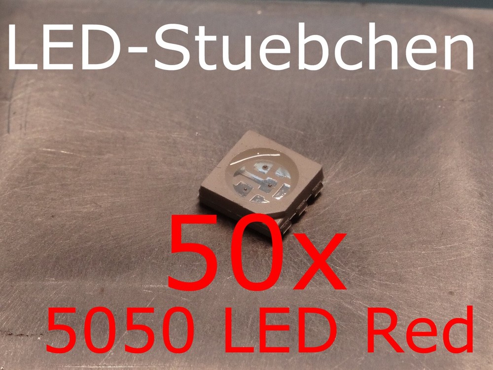 50x 5050 LED Red
