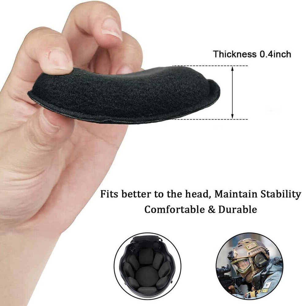 Universal Military Tactical Motorcycle Helmet Protective Pads Replacement Set