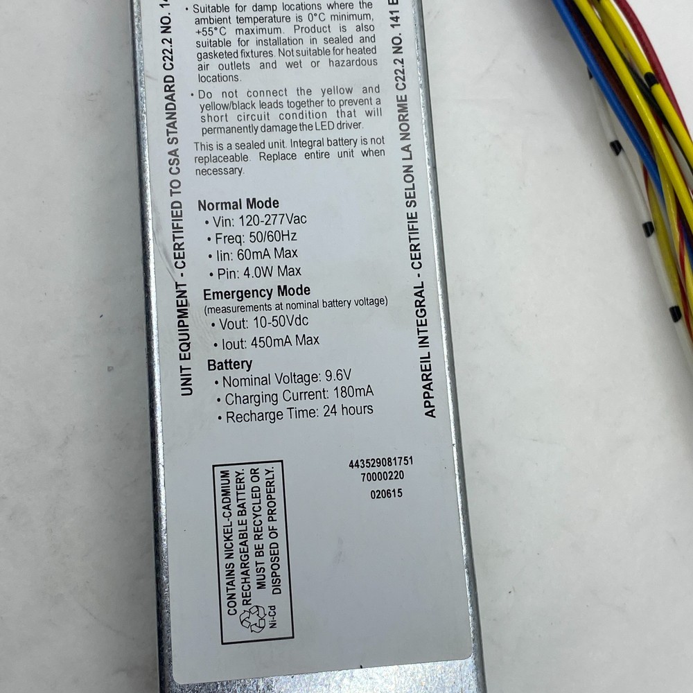 Philips Bodine BSL310CP Class 2 Output Emergency Led Driver