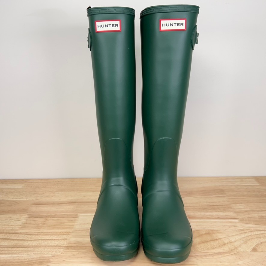 Hunter Original Tall Women's Rain Boots US 8 EU 39 Green