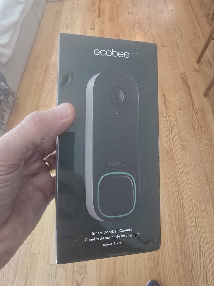 Ecobee Smart Doorbell Camera (wired) with Smart Security
