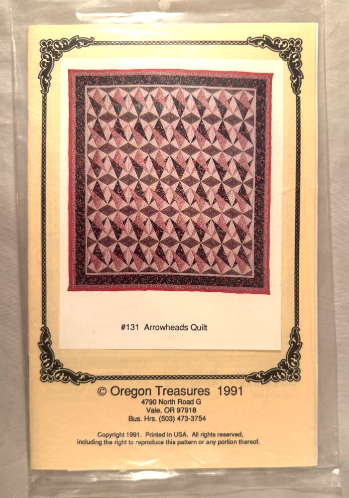 Arrowheads Quilt - Oregon Treasures #131 - Pattern Only