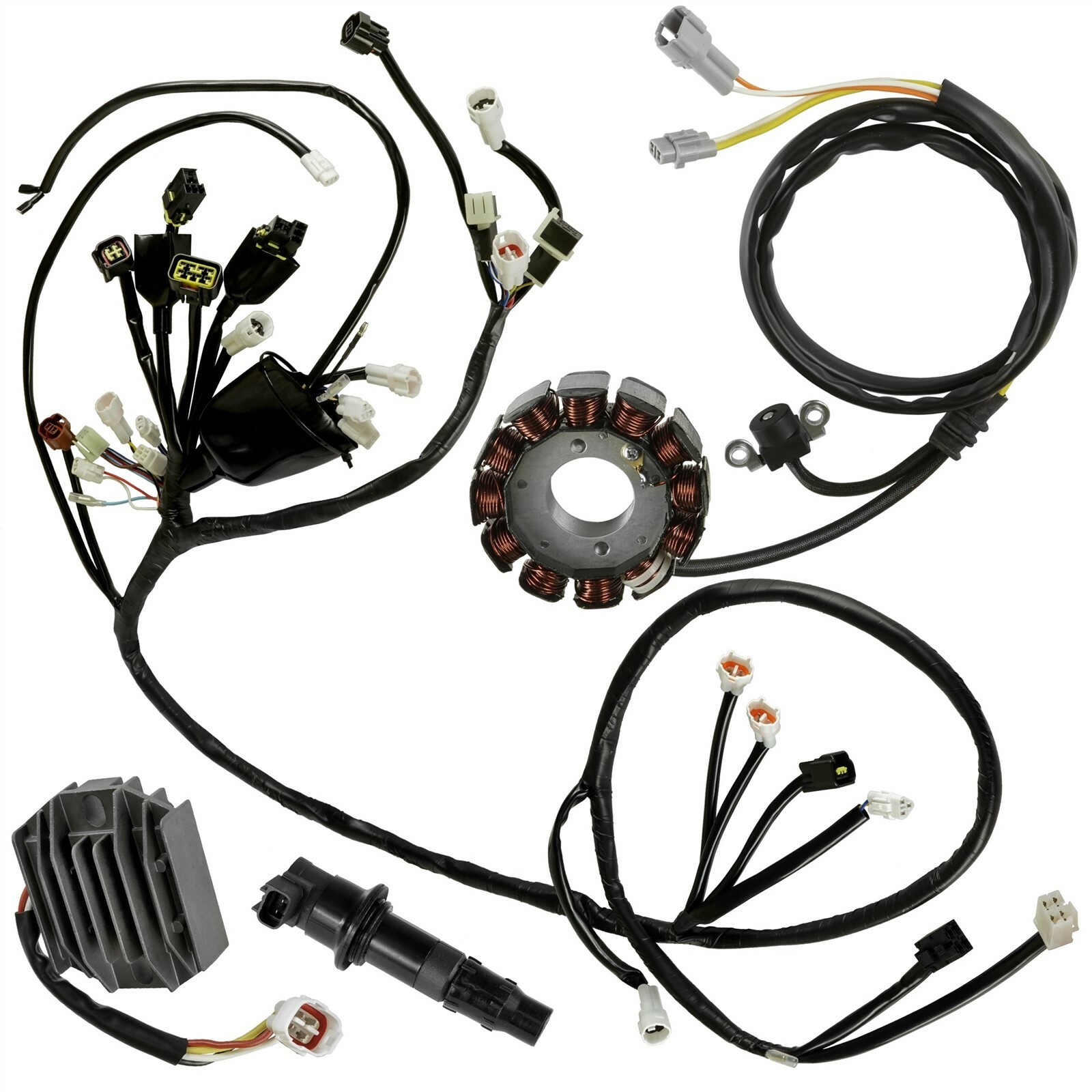 Wire Harness Stator Regulator Ignition Coil fits Yamaha YFZ450 2007 2008 2009