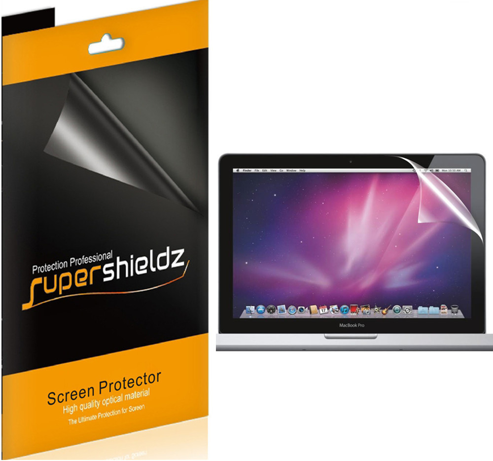 3X SuperShieldz Clear Screen Protector for MacBook Pro 13" (2012 to 2015 Model)