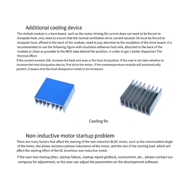 Efficient Brushless Motor Driver Speed Controller for Craft Project Industrial